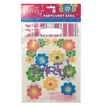 8CT JUMBO PARTY LOOT BAGS;BLOSSOM 8"x12"