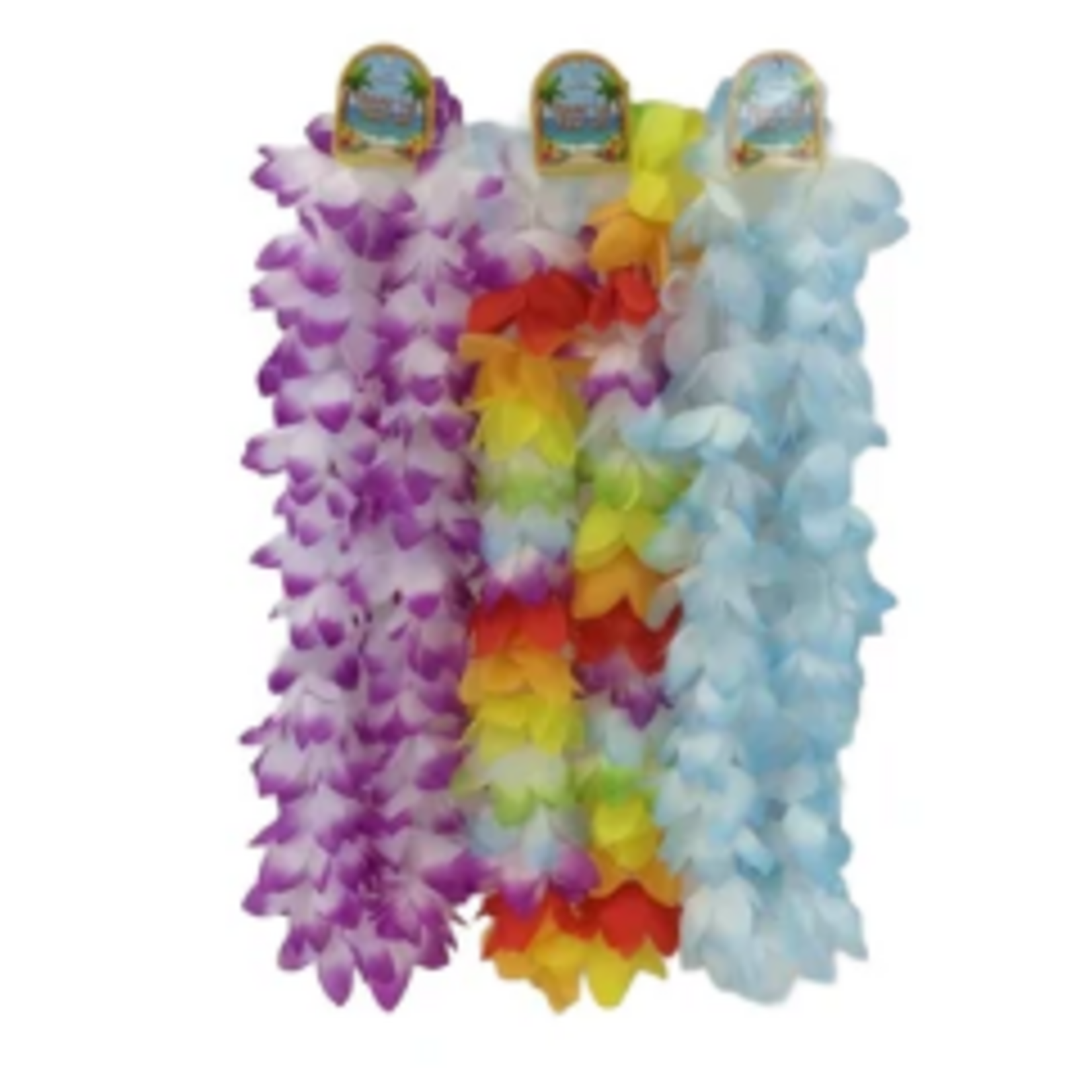 36" LUAU FLOWER LEI; ASST