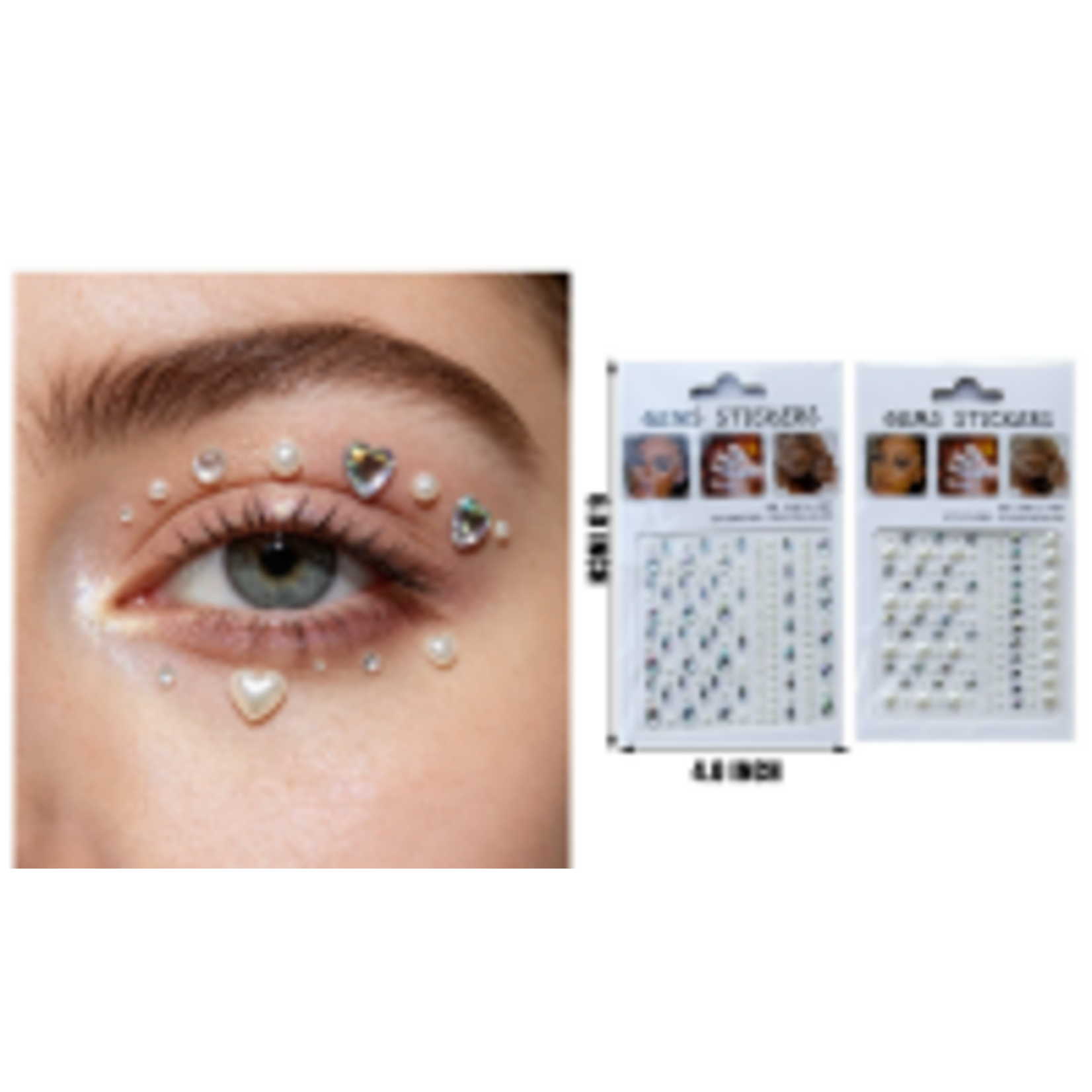 Face Gems - Eye Makeup Rhinestone Stickers Assorted