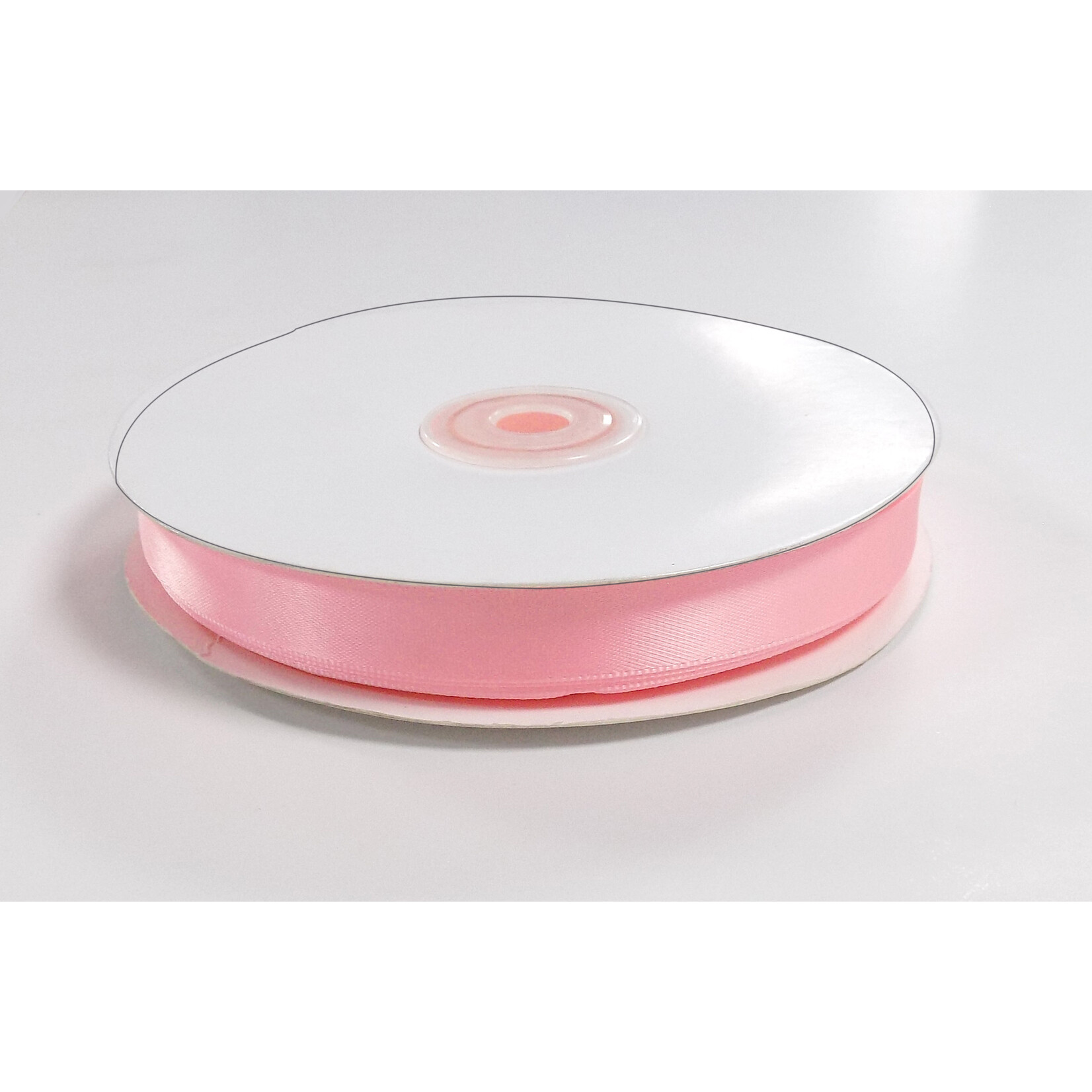 Satin Ribbon 1/2 Inch Roll 50m Light Pink