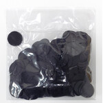 Plain Sequin Round 100 grams 20mm Black