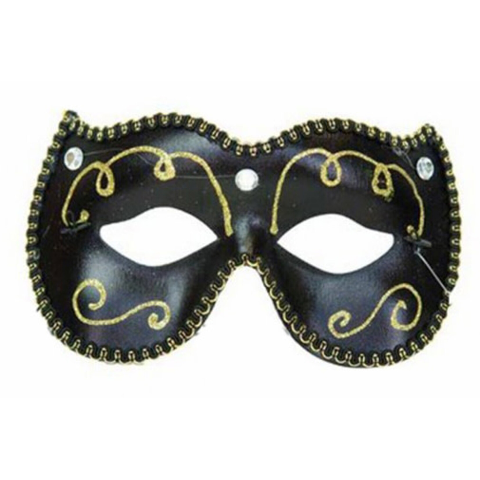 Black & Gold Masquerade Mask