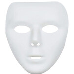 White Full Face Mask