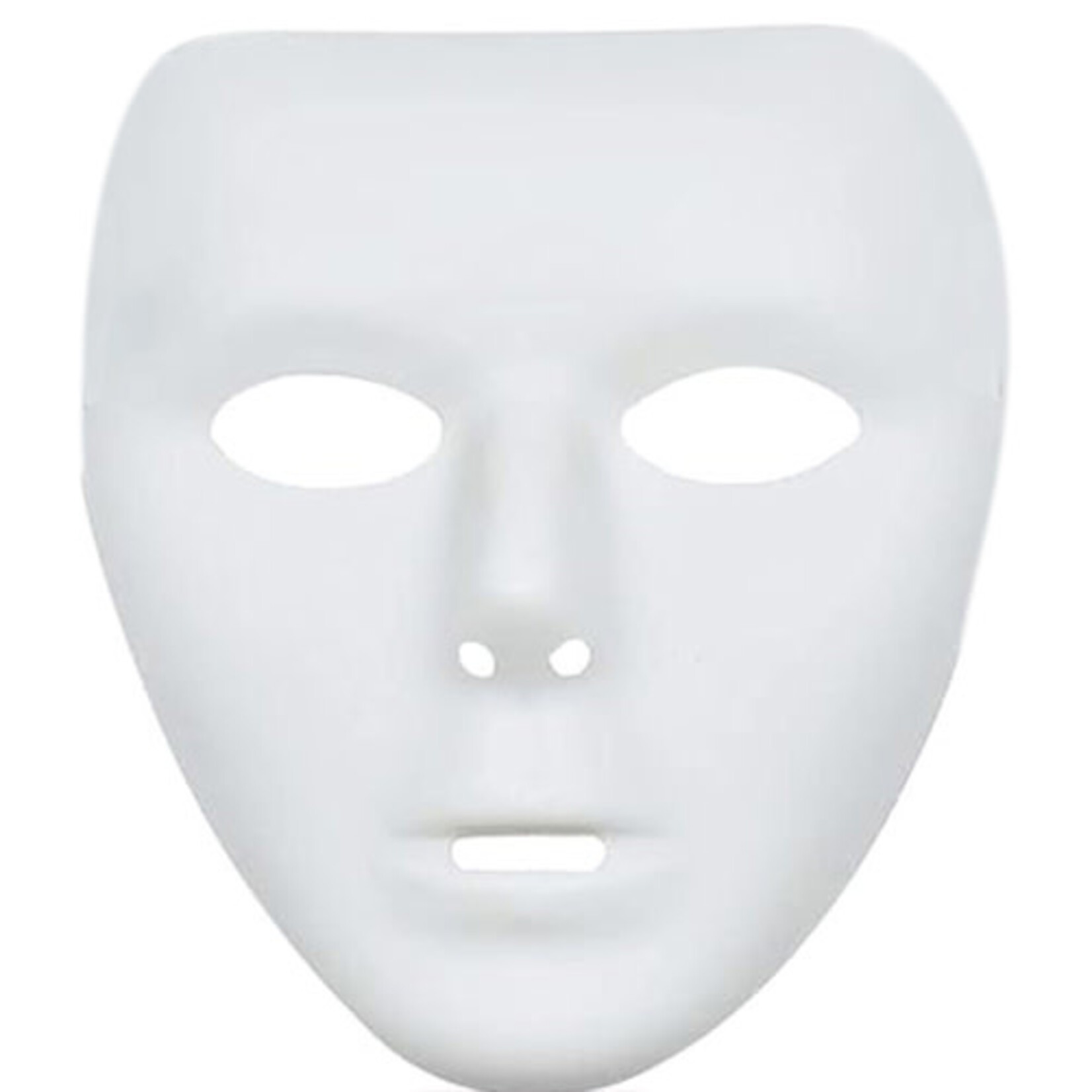 White Full Face Mask