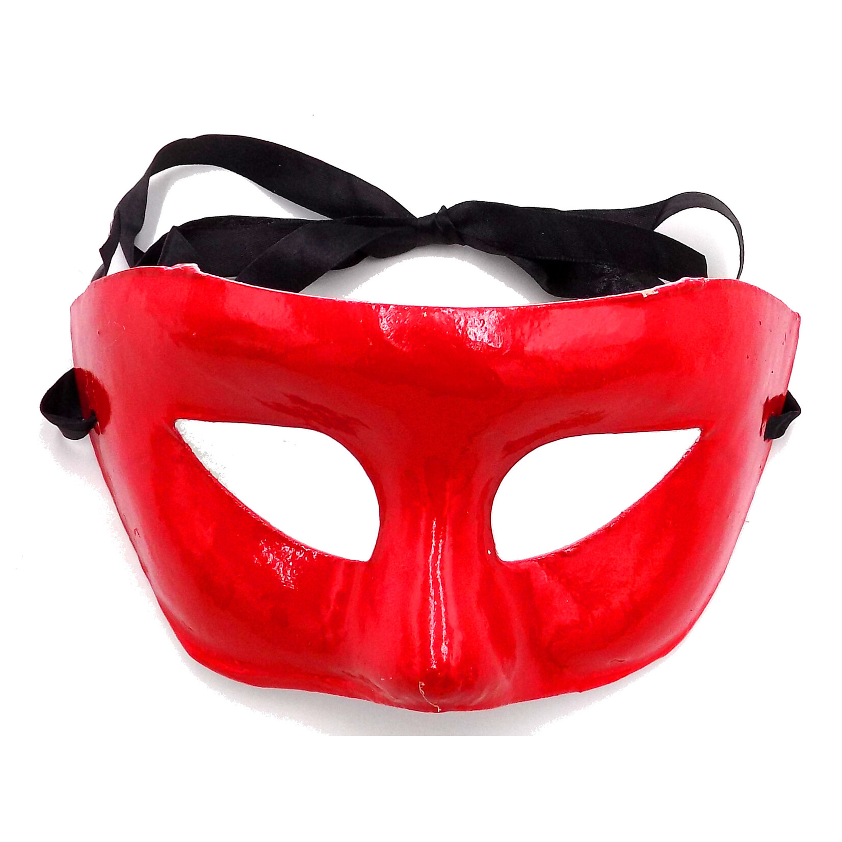 Red Paper Mache Mask