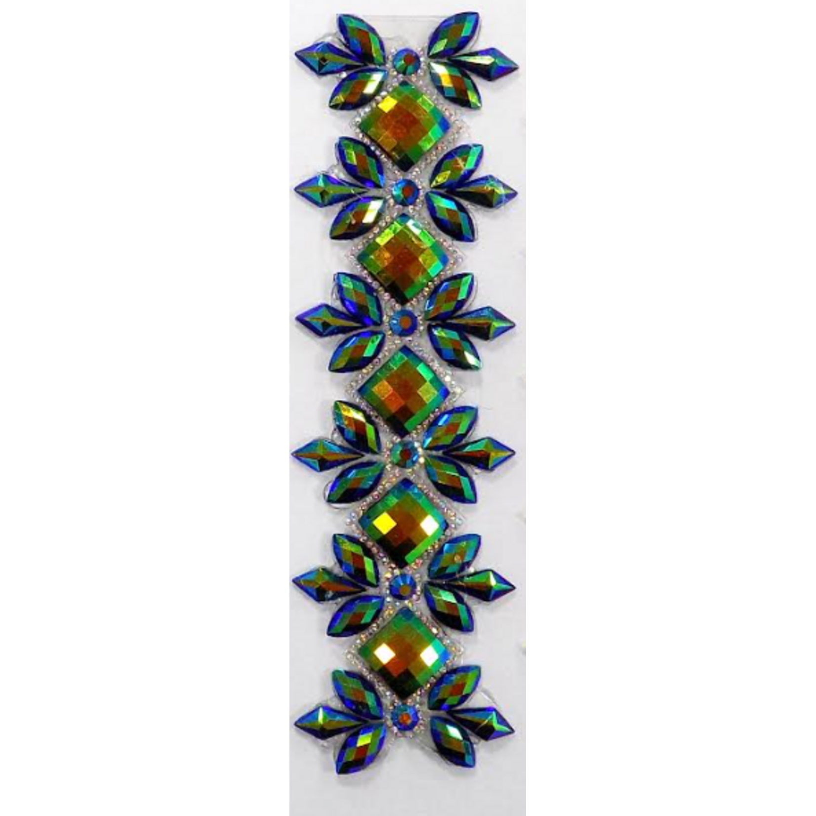 Rhinestone Trimming Design #1 - Royal Blue AB