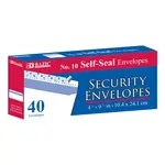 BAZIC #10 Self-Seal Security Envelopes (40/Pack)