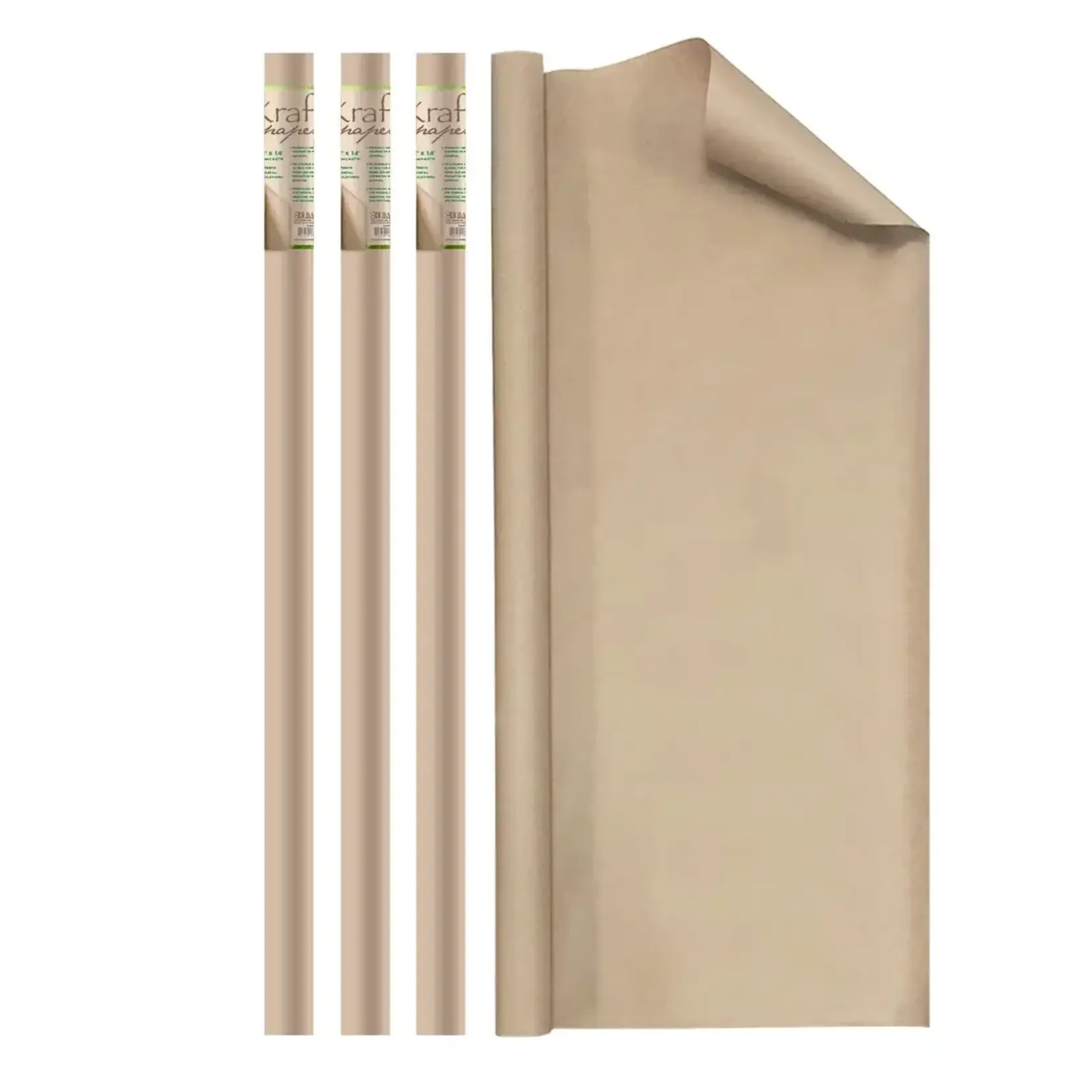 BAZIC 30" X 14 ft. All-Purpose Natural Kraft Wrap  Paper Roll