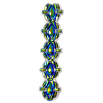 Rhinestone Trimming Design #3 - Royal Blue AB