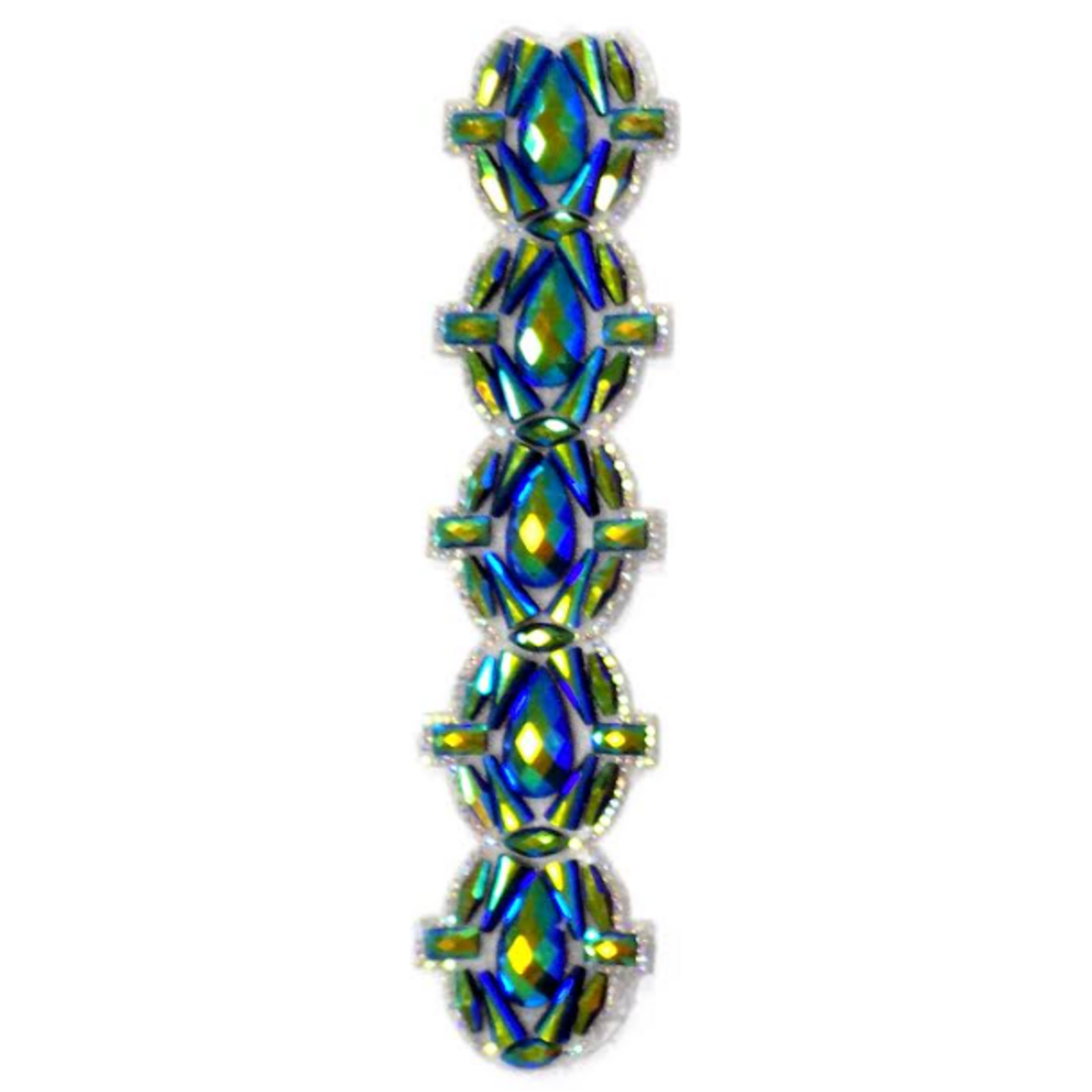 Rhinestone Trimming Design #3 - Royal Blue AB