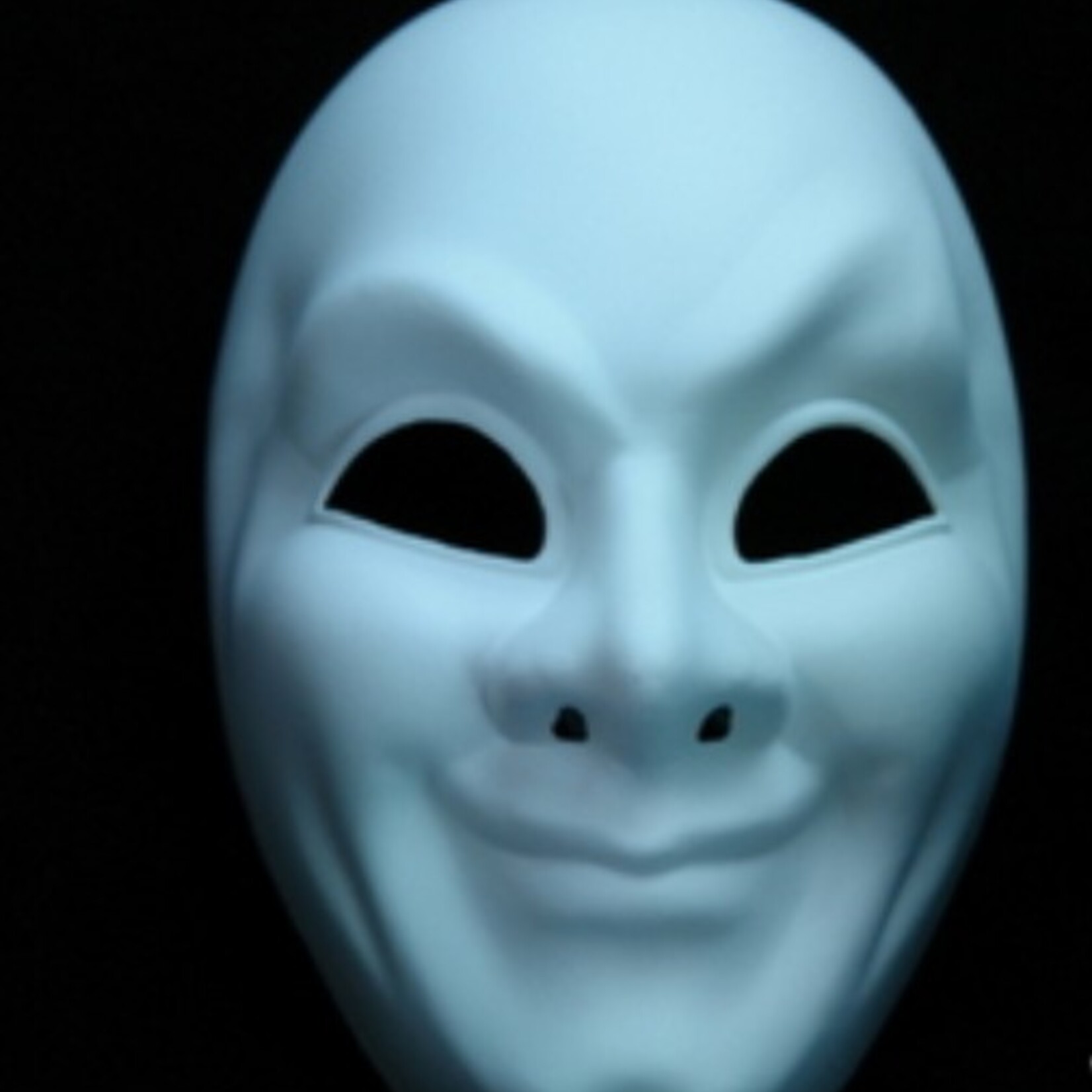 Venetian Undecorated Full Face Blank Mask White
