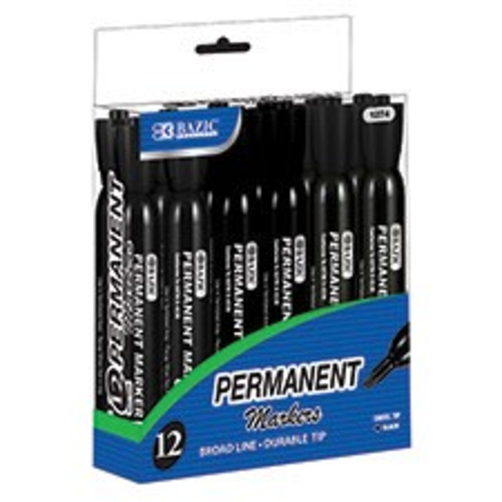 Black Chisel Tip Permanent Marker