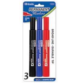 Asst. Color Chisel Tip Jumbo Permanent Marker