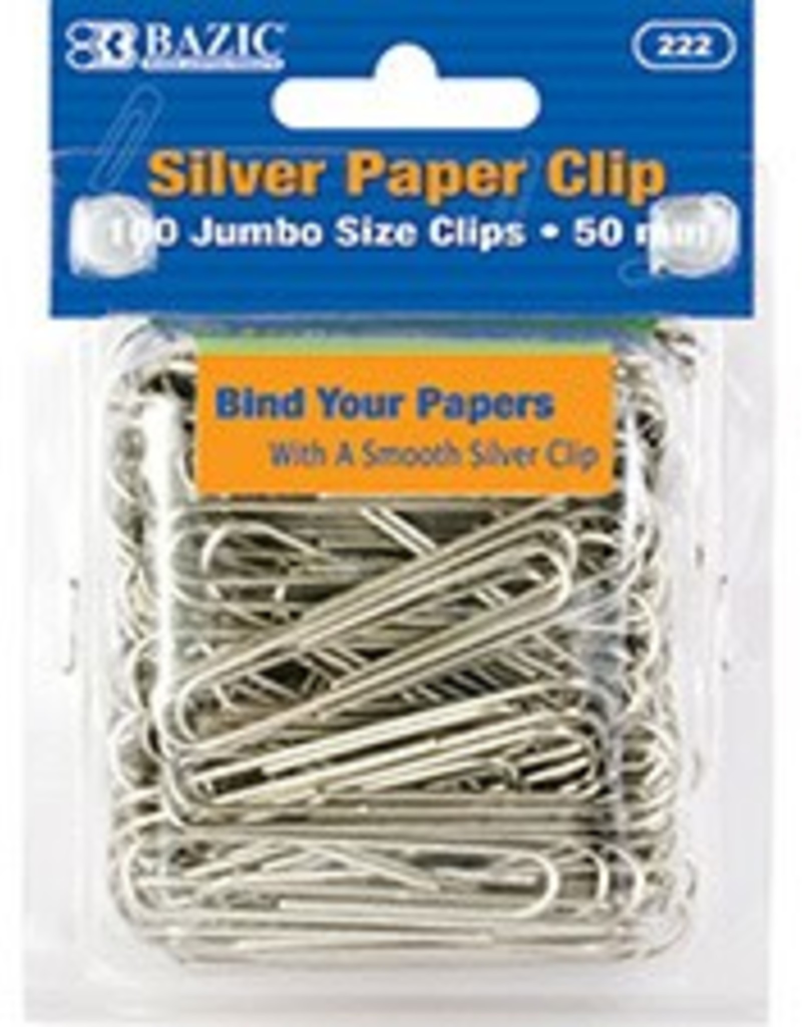 Jumbo (50Mm) Silver Paper Clips Samaroo's Limited