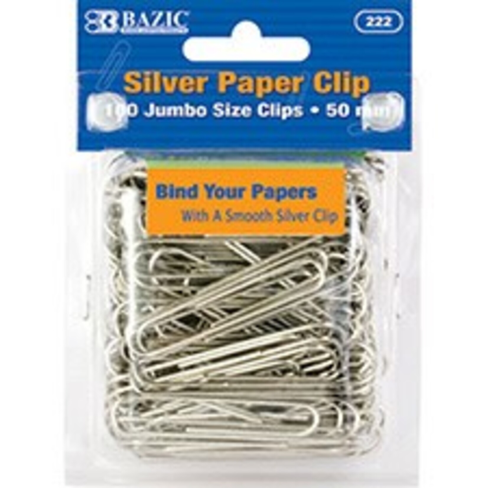 Jumbo (50mm) Silver Paper Clips