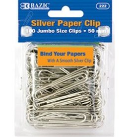 Jumbo (50Mm) Silver Paper Clips