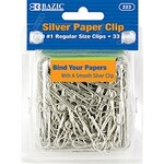 No.1 Regualr (33Mm) Silver Paper Clip