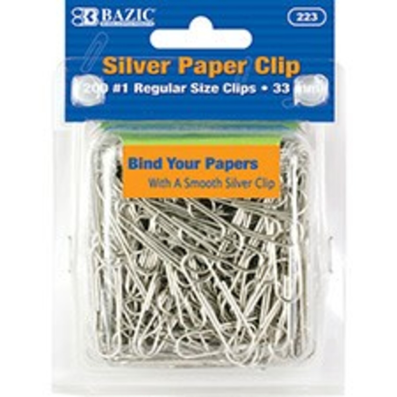 No.1 Regualr (33Mm) Silver Paper Clip
