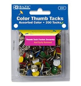 Assorted Color Thumb Tack (200/Pack)