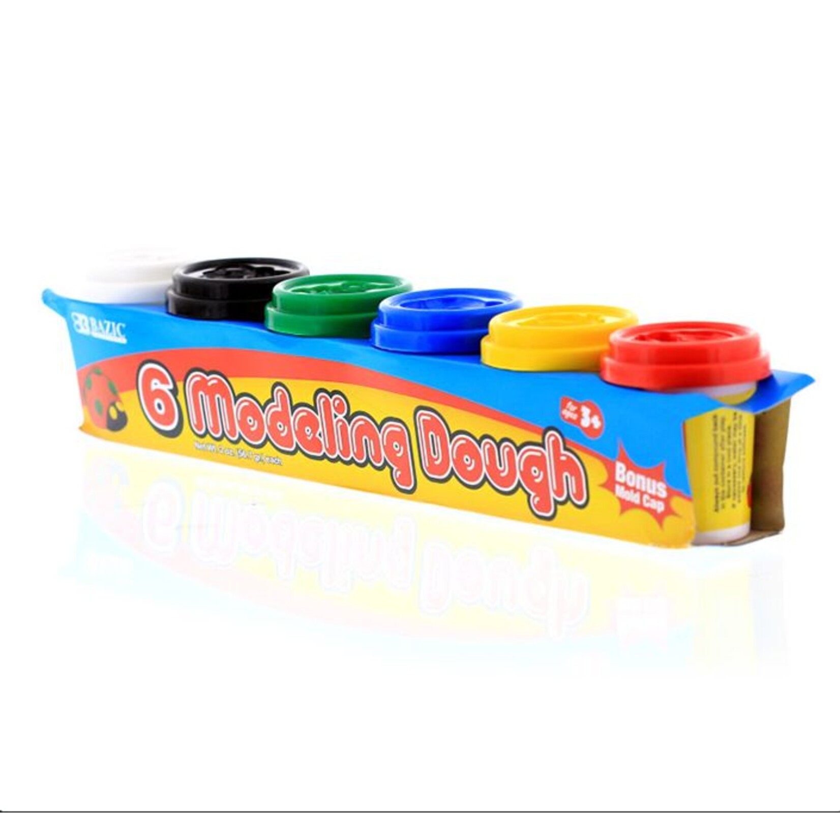 Bazic Bazic Multi Color Modeling Dough 2oz (6/Pk)