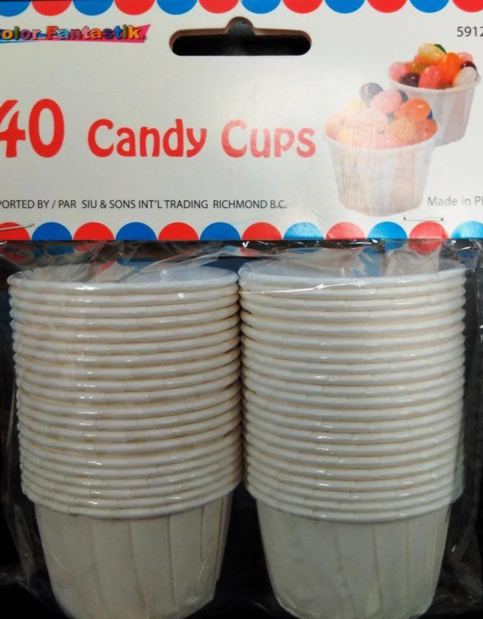 40Ct White Jello-Shot/Candy Cups
