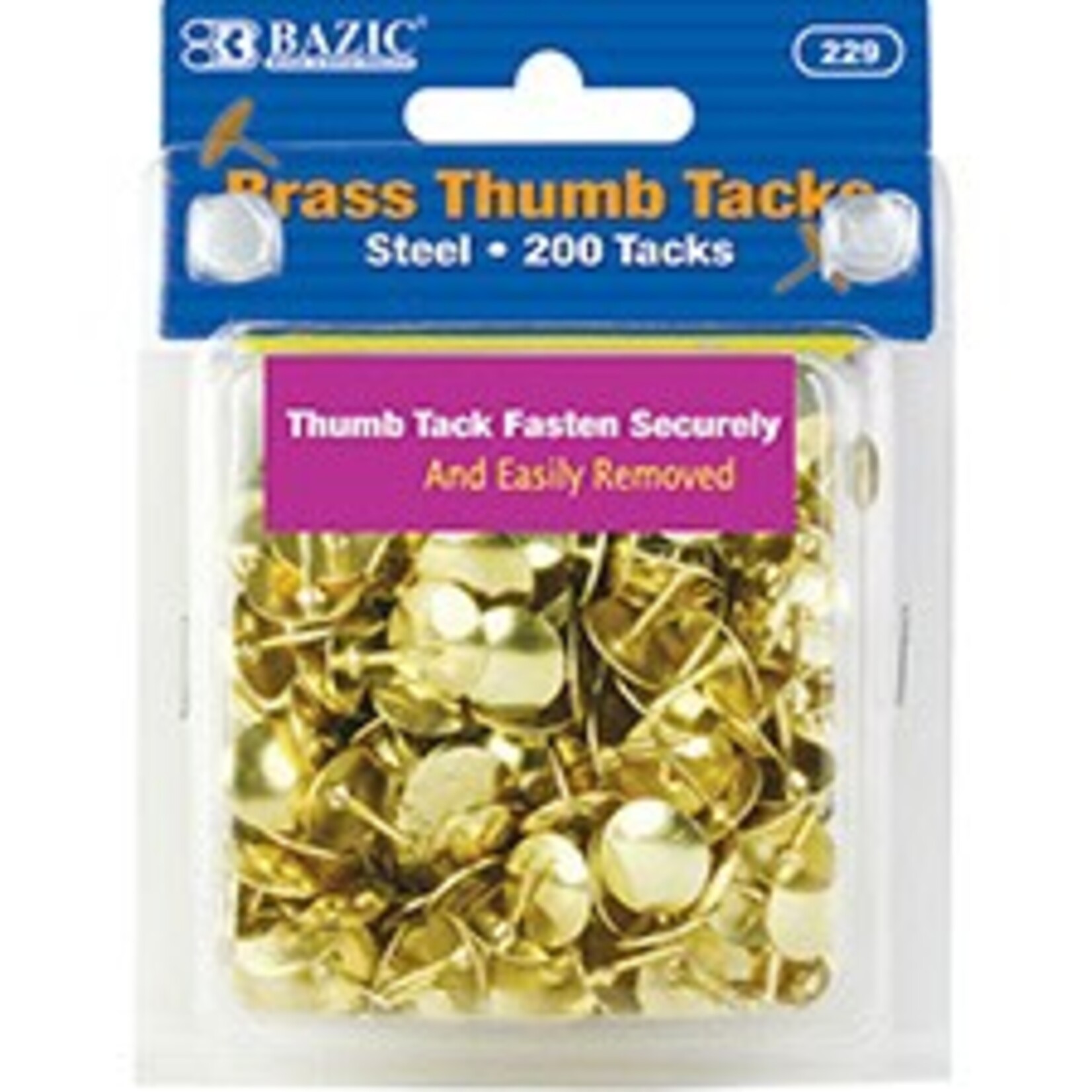 Brass (Gold) Thumb Tack 200Pcs