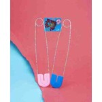 Jumbo Baby Safety Pin Blue
