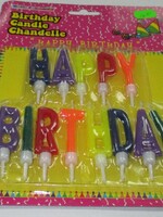 Happy Birthday Candle Chandelle