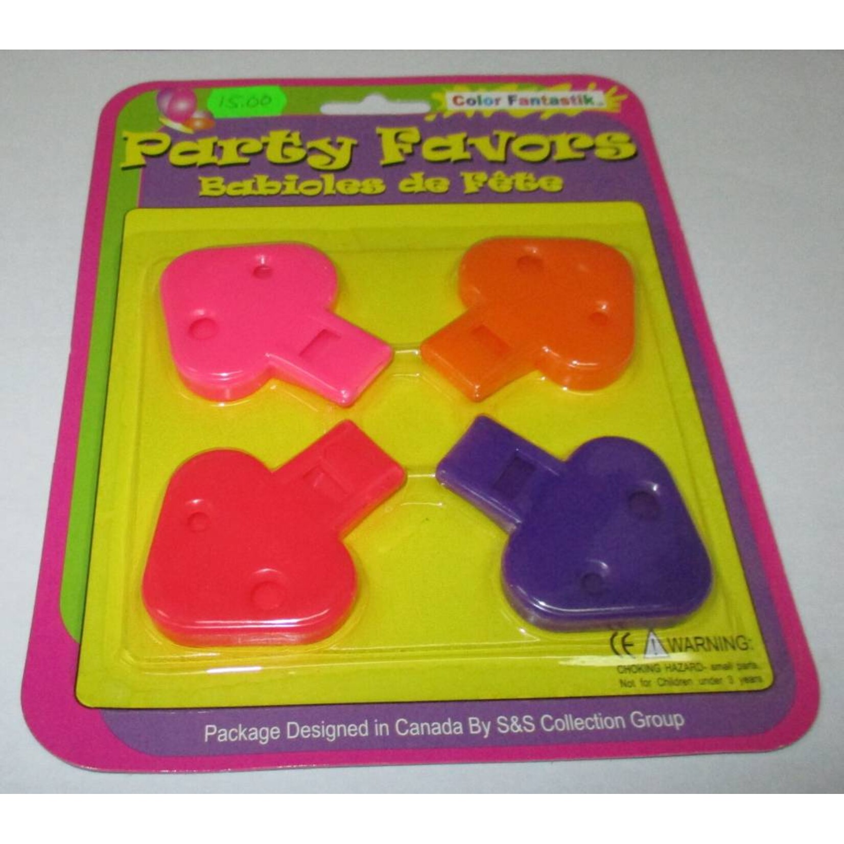 Whistle Assorted Colours