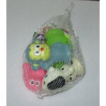 Party Favors 4Ct Rubber Assorted Animals Assorted Colours