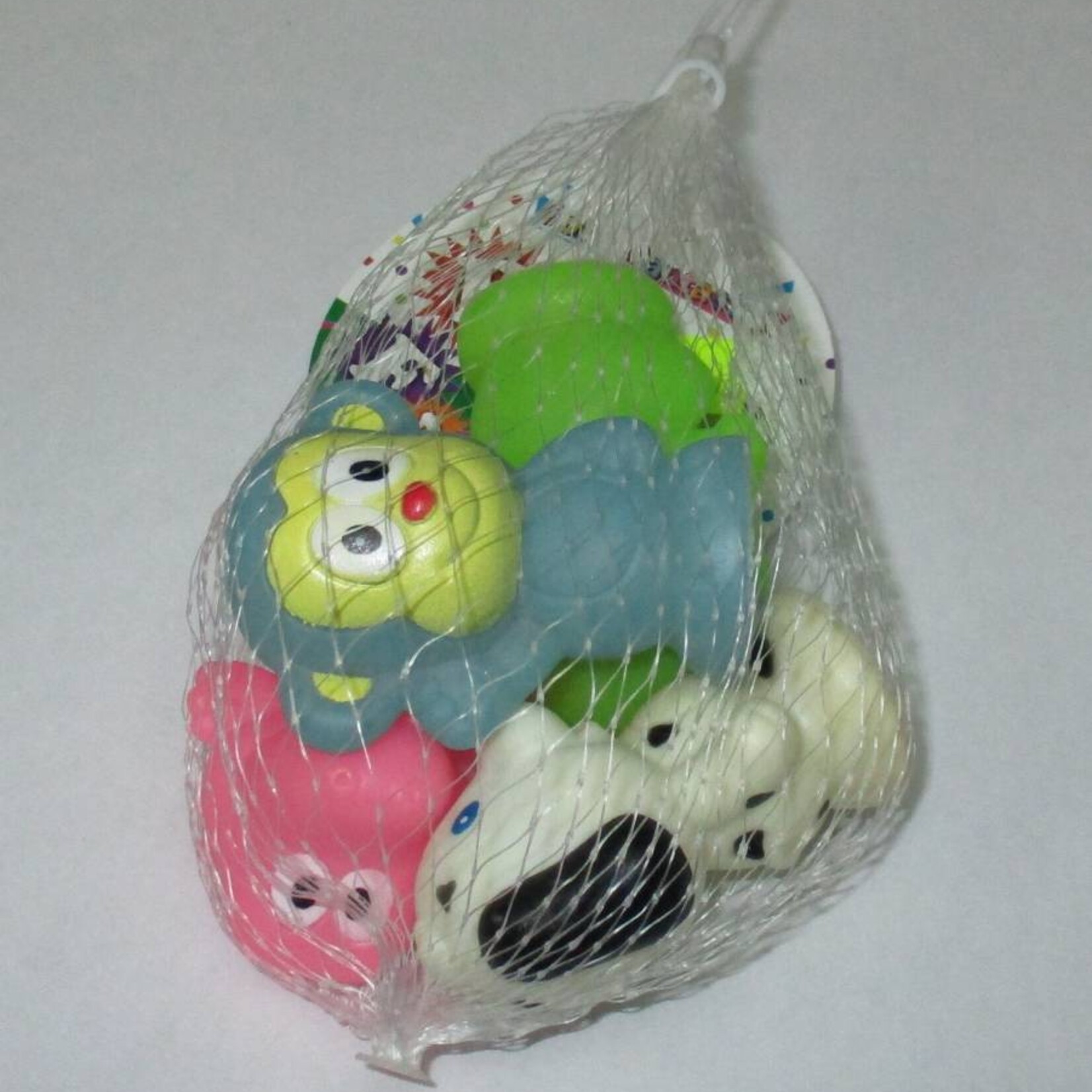 Party Favors 4Ct Rubber Assorted Animals Assorted Colours