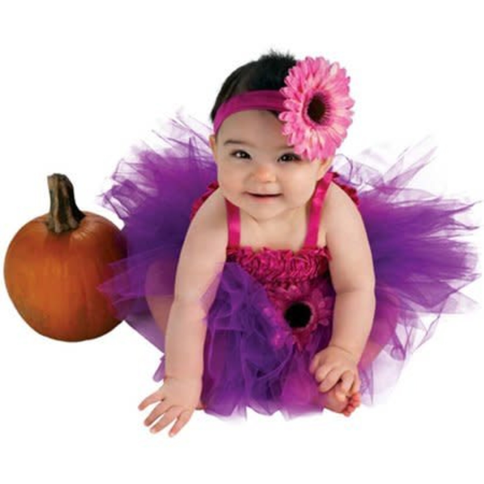 Pink Flower Tutu 6-9 Months