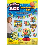 Customize  Stick On Birthday Set - Banner/Sign/Cut Outs