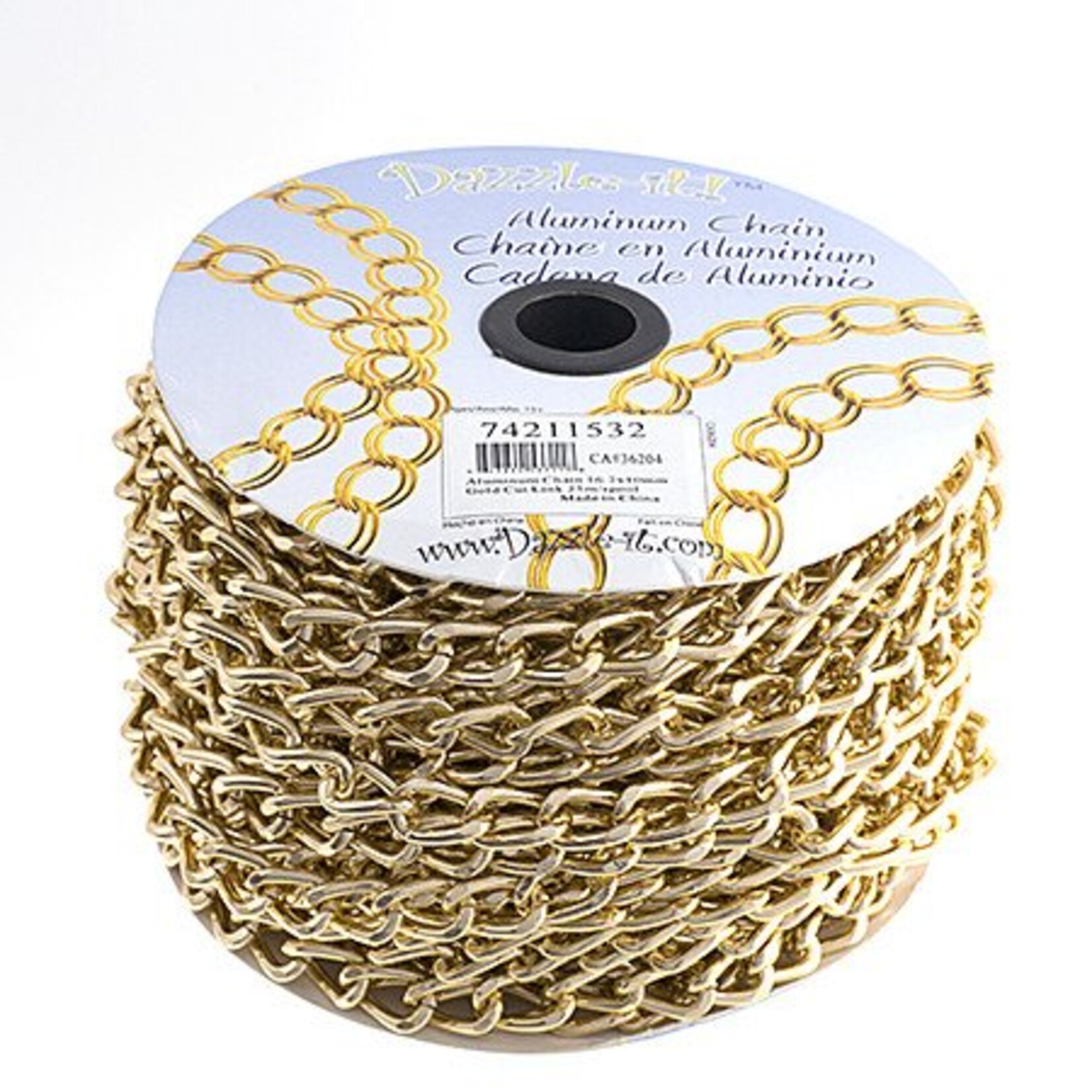 Aluminum Chain 16.2 x 10mm 25M/Spool