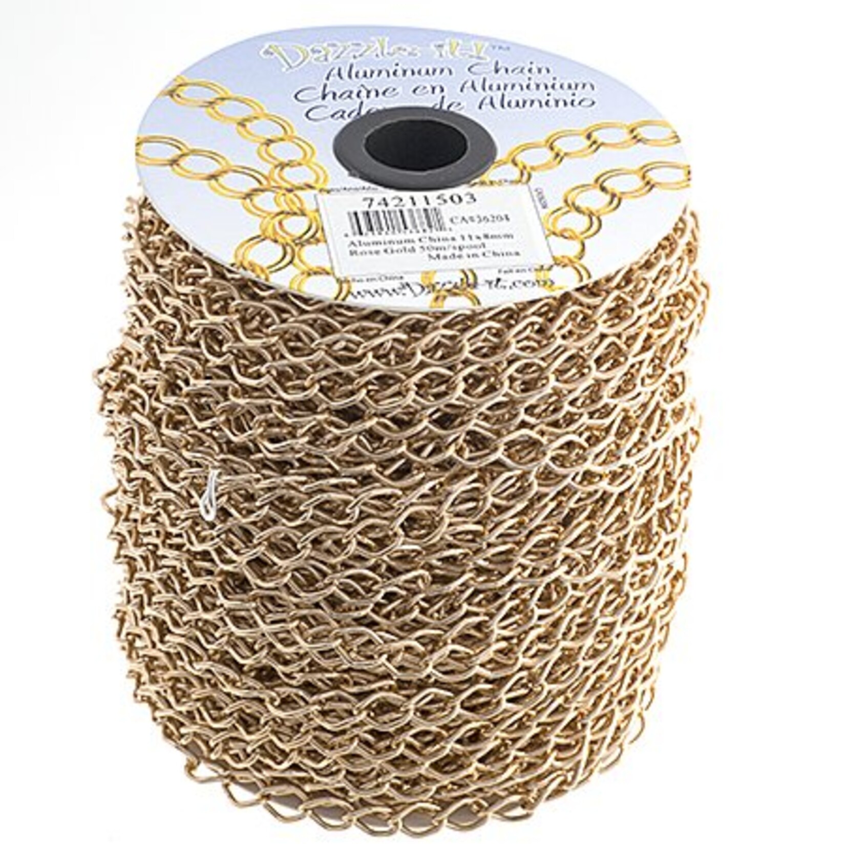 Aluminum Chain 11 x 8mm 50M/Spool