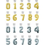Foil Number Balloon 34 Inches Gold