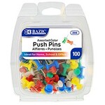 Assorted Colour Pins (100 Pieces)