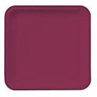 TOC PLT9 SQ DD 18CT BURGUNDY