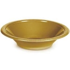 TOC BOWL PL 12OZ  20CT GLIT GOLD