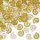 Creative Converting CONFETTI GOLD SWIRLS