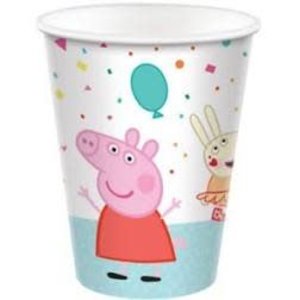 Amscan CUP9 OZ PEPPA PIG PARTY