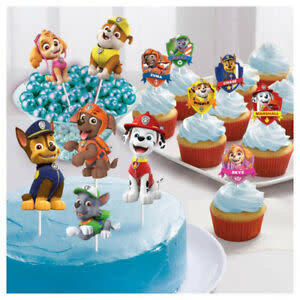 Amscan PAW PATROL TOPPERS DECO KIT