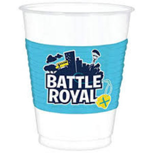 Amscan CUPS 16OZ BATTLE ROYAL 8 CT