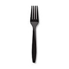 TOC PRM PLST BLACK VELVET FORKS 24CT