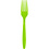 TOC PRM PLST FRESH LIME FORKS 24CT