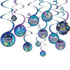 Amscan BATTLE ROYAL SWIRL HANGING DECOR