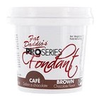 FAT DADDIO'S FONDANT BROWN, 8 OZ CHACOLATE FLAVOR