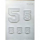 CK PRODUCTS COLLIGIATE NUMBER "5" CHOC MOLD 90-14315