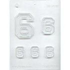 CK PRODUCTS COLLIGIATE NUMBER "6 / 9" CHOC MOLD 90-14316