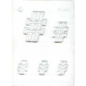 CK PRODUCTS HASHTAG "#" CHOC MOLD 90-999